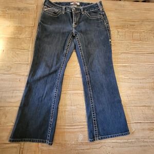 Ariat Work FR Mid Rise Blue Jeans Mens 32R HRC 2 2112